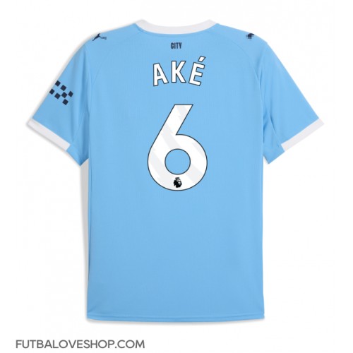 Dres Manchester City Nathan Ake #6 Domáci 2025-26 Krátky Rukáv